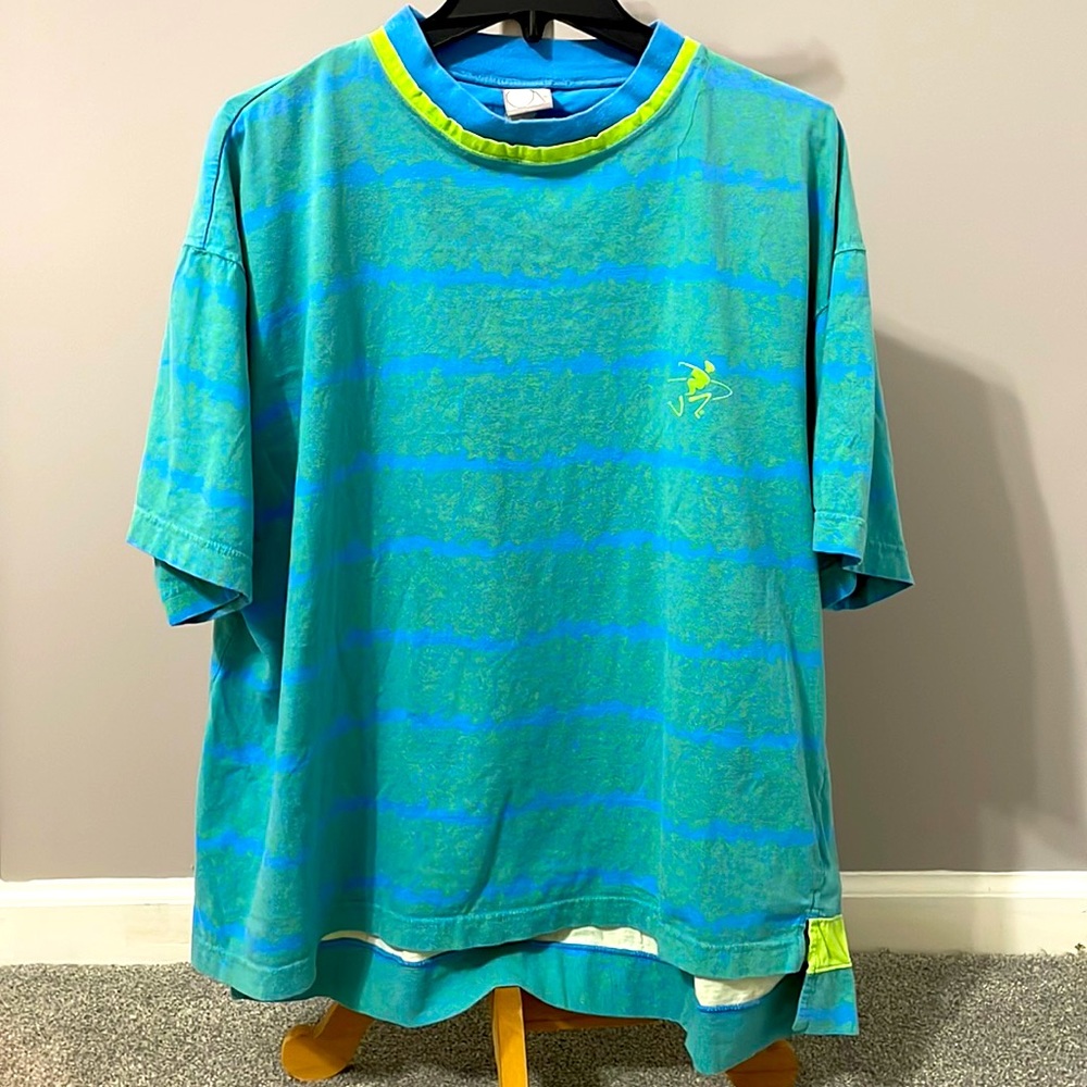 Vintage 90’s Ocean Pacific Tri-Colored T-shirt